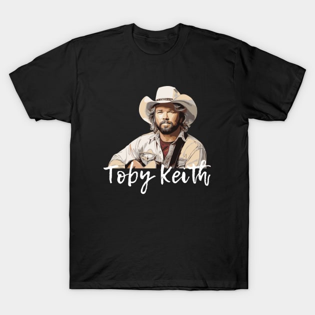 toby keith // vintage fans art T-Shirt by gerradliquid